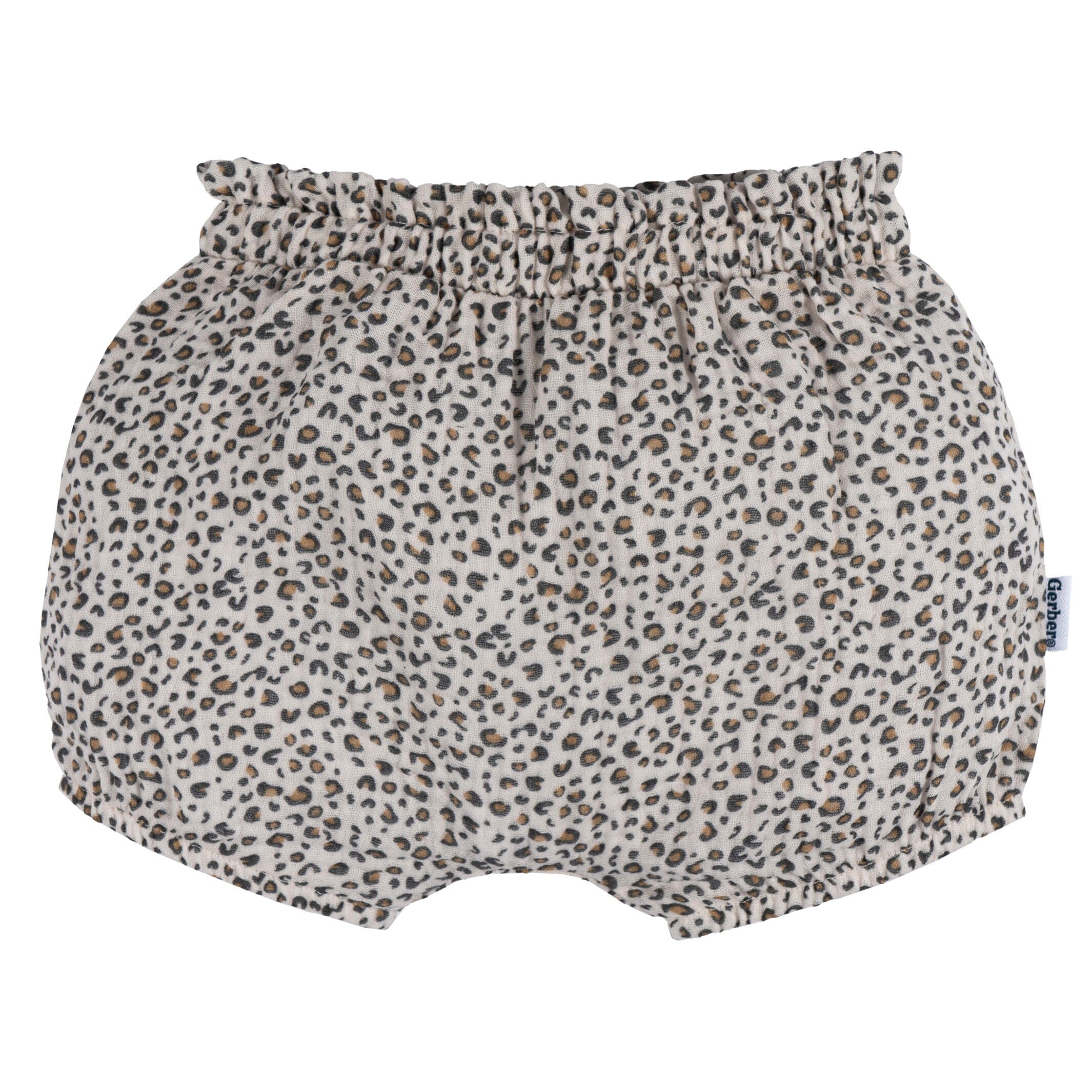 3-Pack Baby Girls Pink/Leopard/Grey Gauze Bubble Short