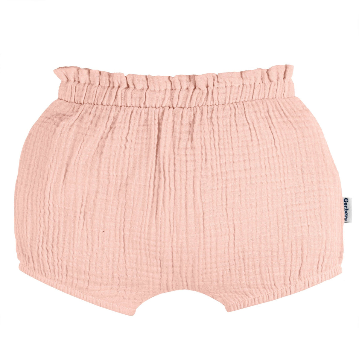 3-Pack Baby Girls Pink/Leopard/Grey Gauze Bubble Short