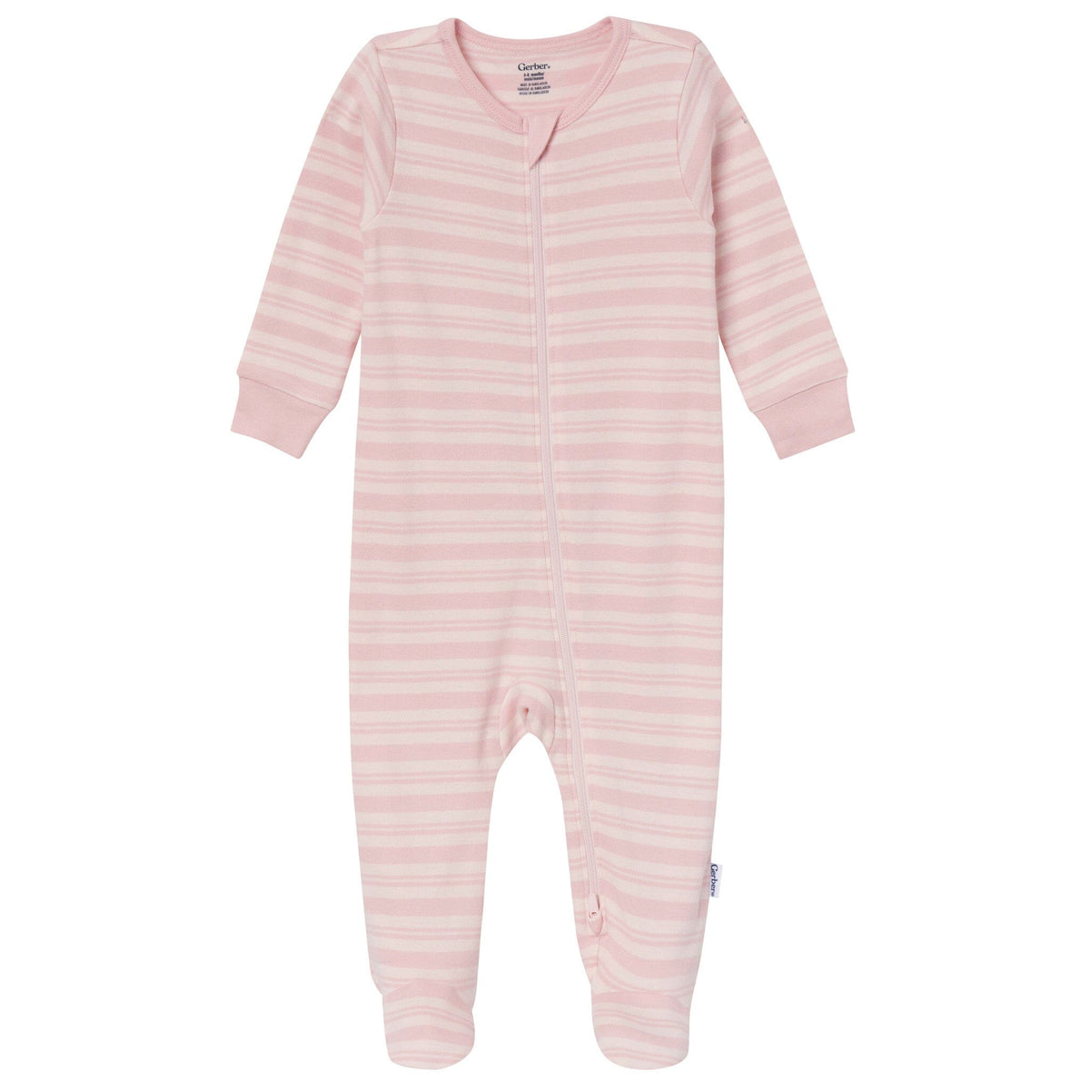 3-Pack Baby Girls Plum, Pink & Lavender Sleep 'N Play Sleepwear Gerber® 