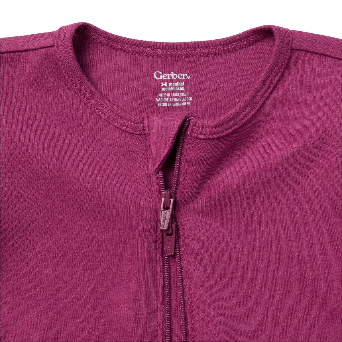 3-Pack Baby Girls Plum, Pink & Lavender Sleep 'N Play Sleepwear Gerber® 