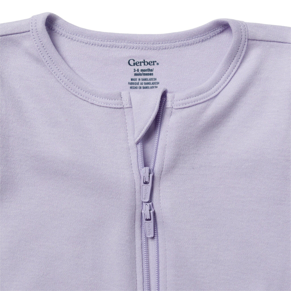 3-Pack Baby Girls Plum, Pink & Lavender Sleep 'N Play Sleepwear Gerber® 