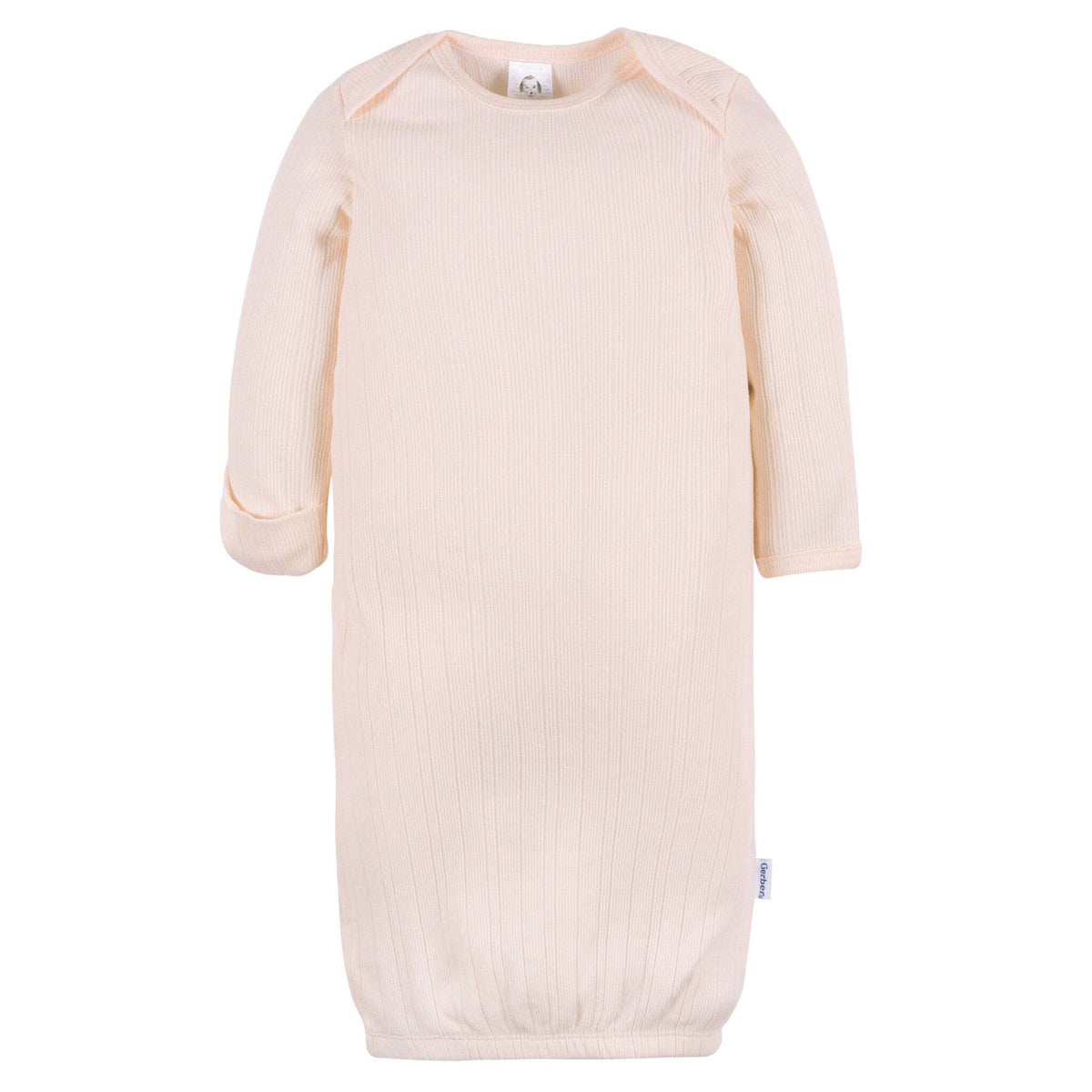 3-Pack Baby Girls Rosewater/Taupe Dot/Orchid Hus Lap Shoulder Gowns Sleepwear Gerber® 