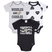 3-Pack Baby Girls New Orleans Saints Bodysuit Set Onesies Bodysuits NFL 