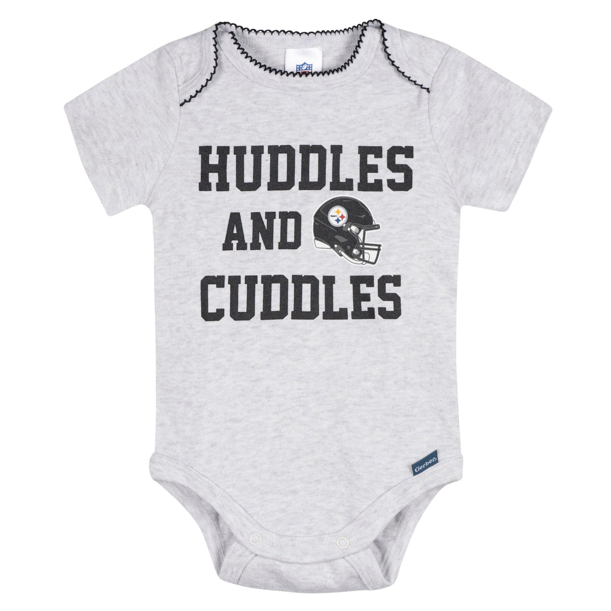 3-Pack Baby Girls Pittsburgh Steelers Bodysuit Set Onesies Bodysuits NFL 