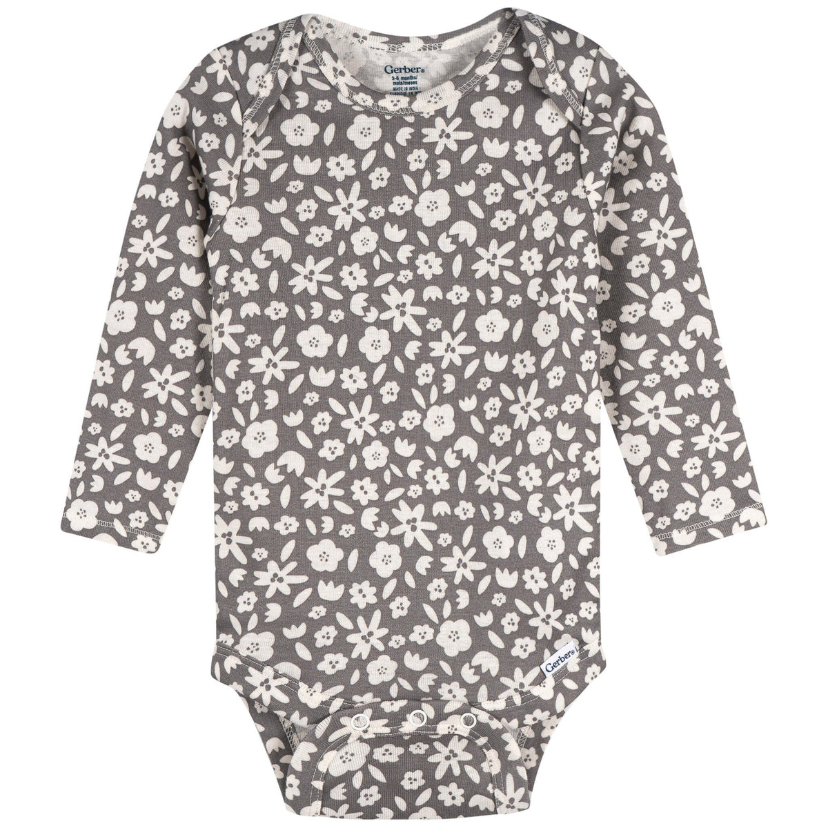 3-Pack Baby Girls Sweetie Long Sleeve Onesies® Bodysuits onesies Gerber® 