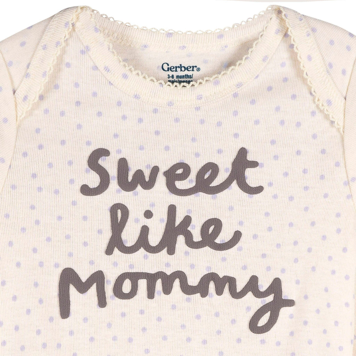 3-Pack Baby Girls Sweetie Long Sleeve Onesies® Bodysuits onesies Gerber® 