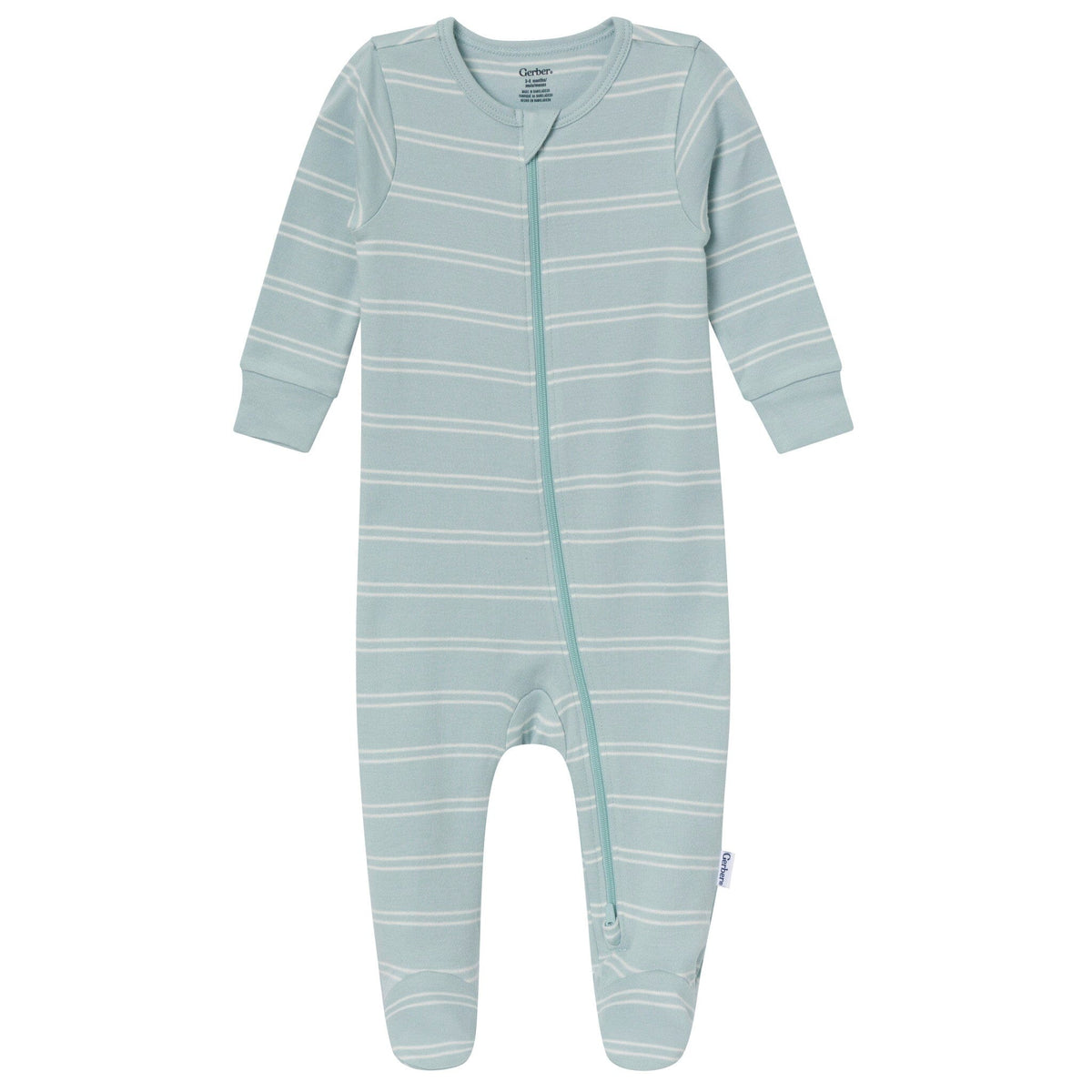 3-Pack Baby Neutral Gray, Blue & Taupe Sleep 'N Play Sleepwear Gerber® 