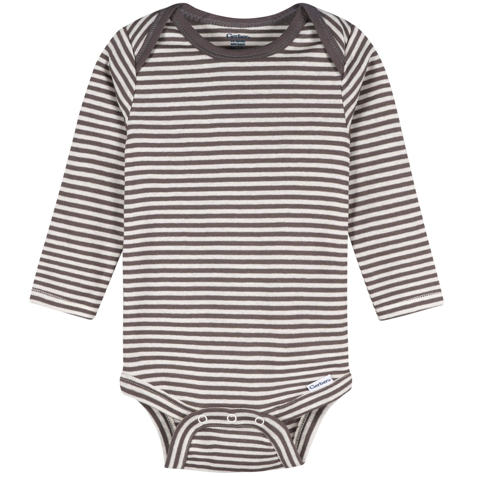 3-Pack Baby Neutral Little Melody Long Sleeve Onesies® Bodysuits Onesies Bodysuits Gerber® 