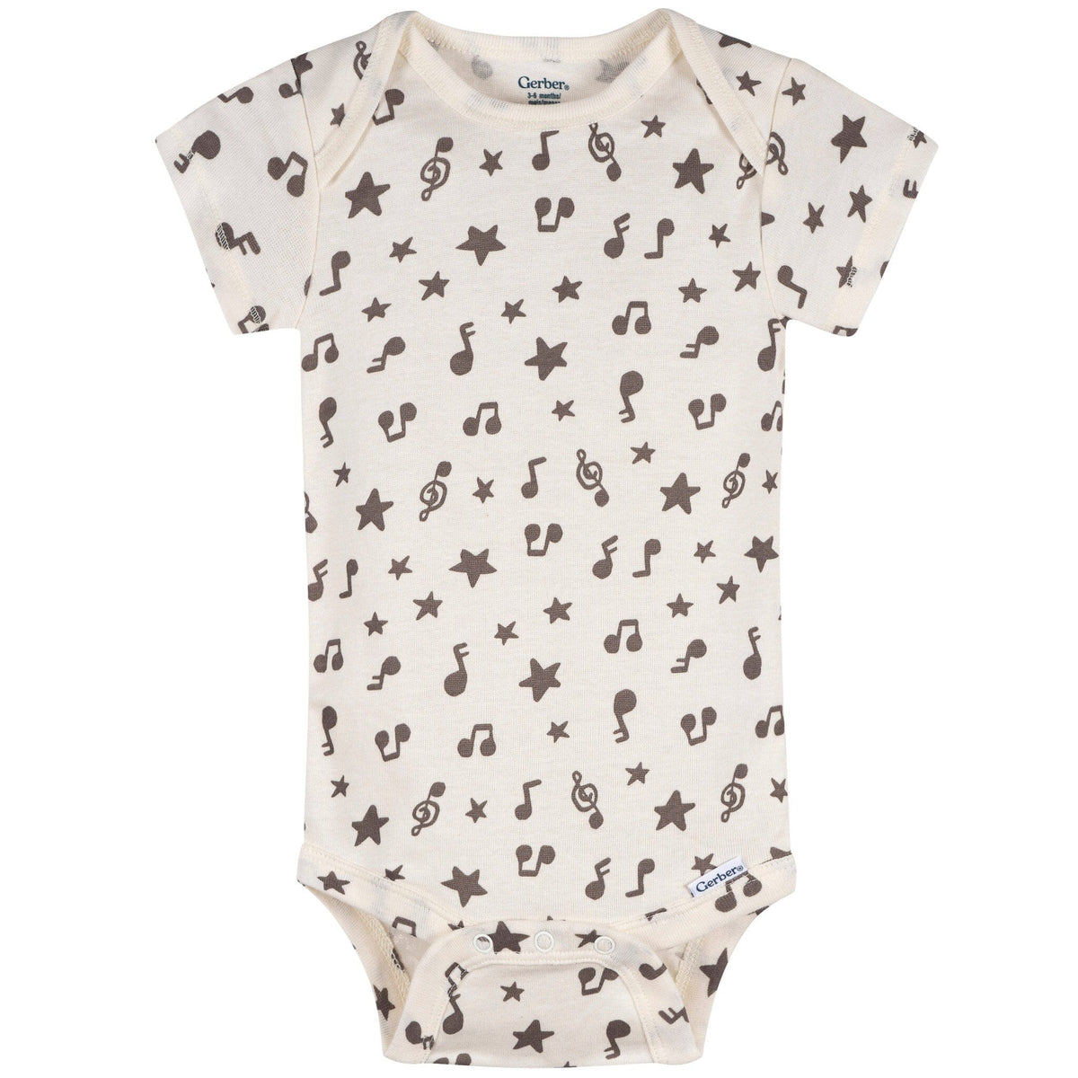 3-Pack Baby Neutral Newest Band Member Short Sleeve Onesies® Bodysuits Onesies Bodysuits Gerber® 