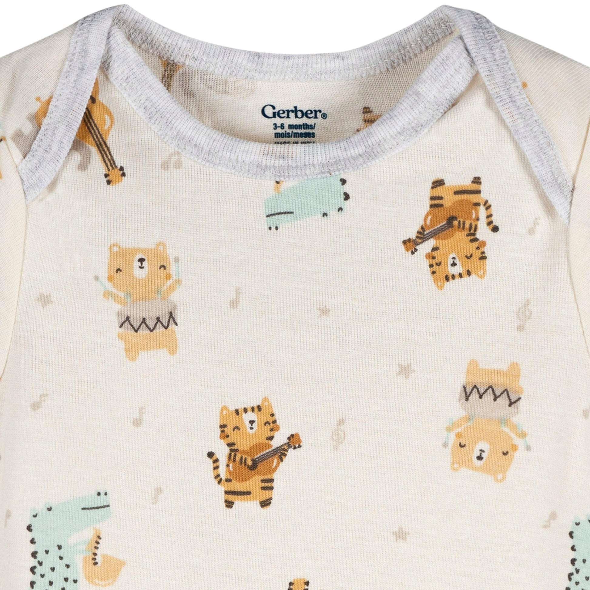 3-Pack Baby Neutral Newest Band Member Short Sleeve Onesies® Bodysuits Onesies Bodysuits Gerber® 