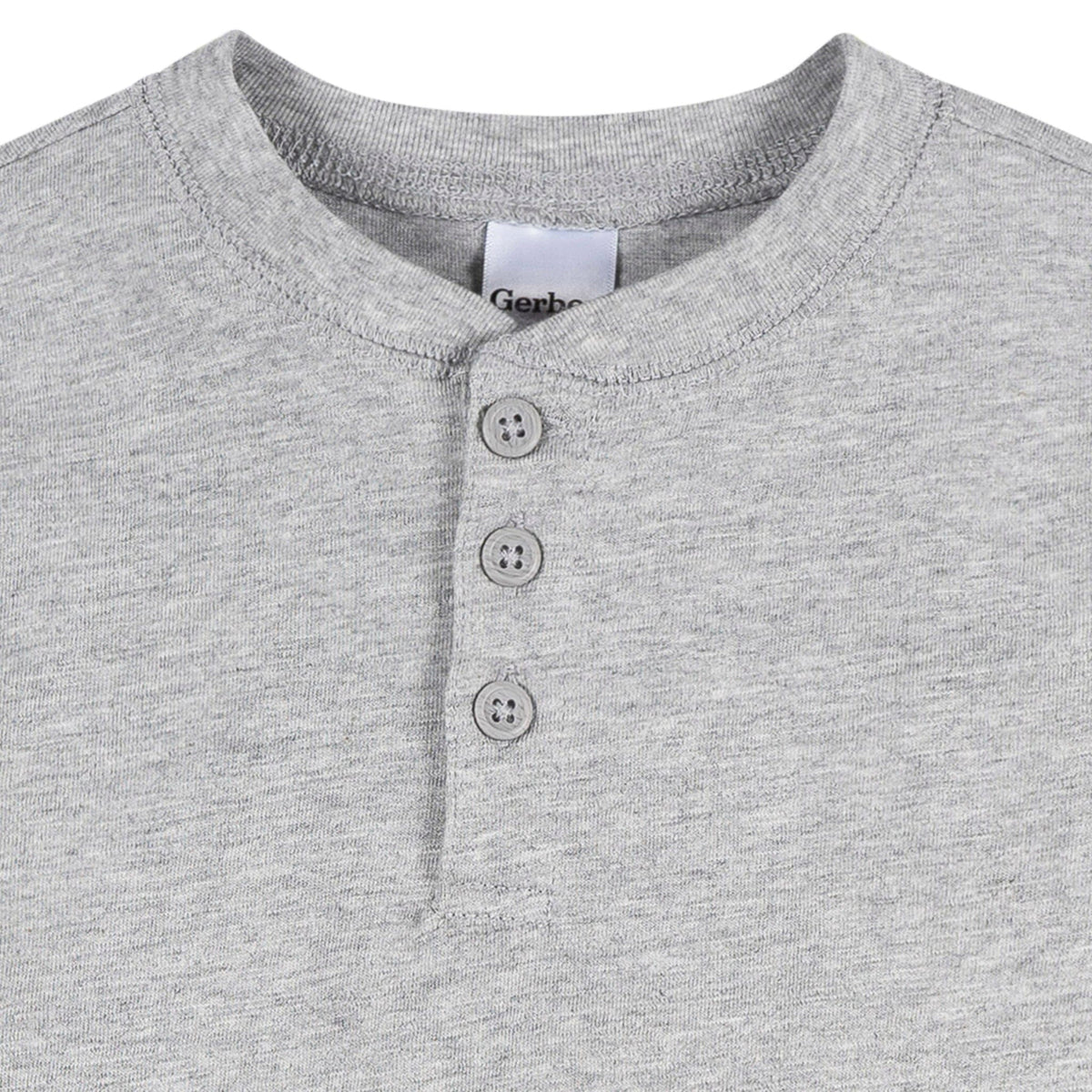 3-Pack Infant & Toddler Boys Black/White/Grey Long Sleeve Shirts Tops Gerber® 
