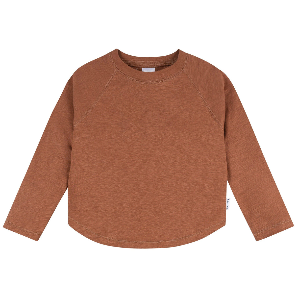 3-Pack Infant & Toddler Boys Green/Brown/Blue Long Sleeve Shirts Tops Gerber® 
