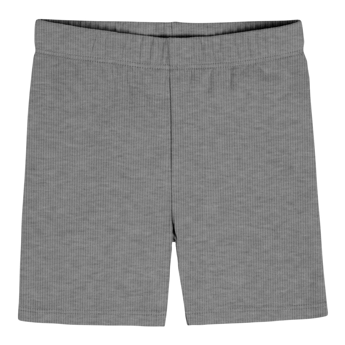 3-Pack Toddler Girls White/Dk Gry Heather/Navy Bike Short