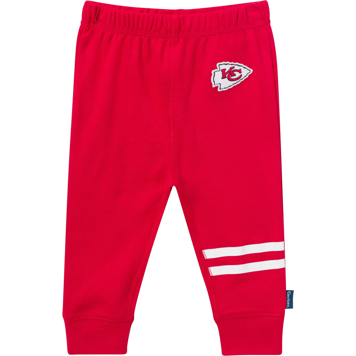 3-Piece Baby Boys Kansas City Chiefs Bodysuit, Active Pant and Cap Outfits & Sets NFL 