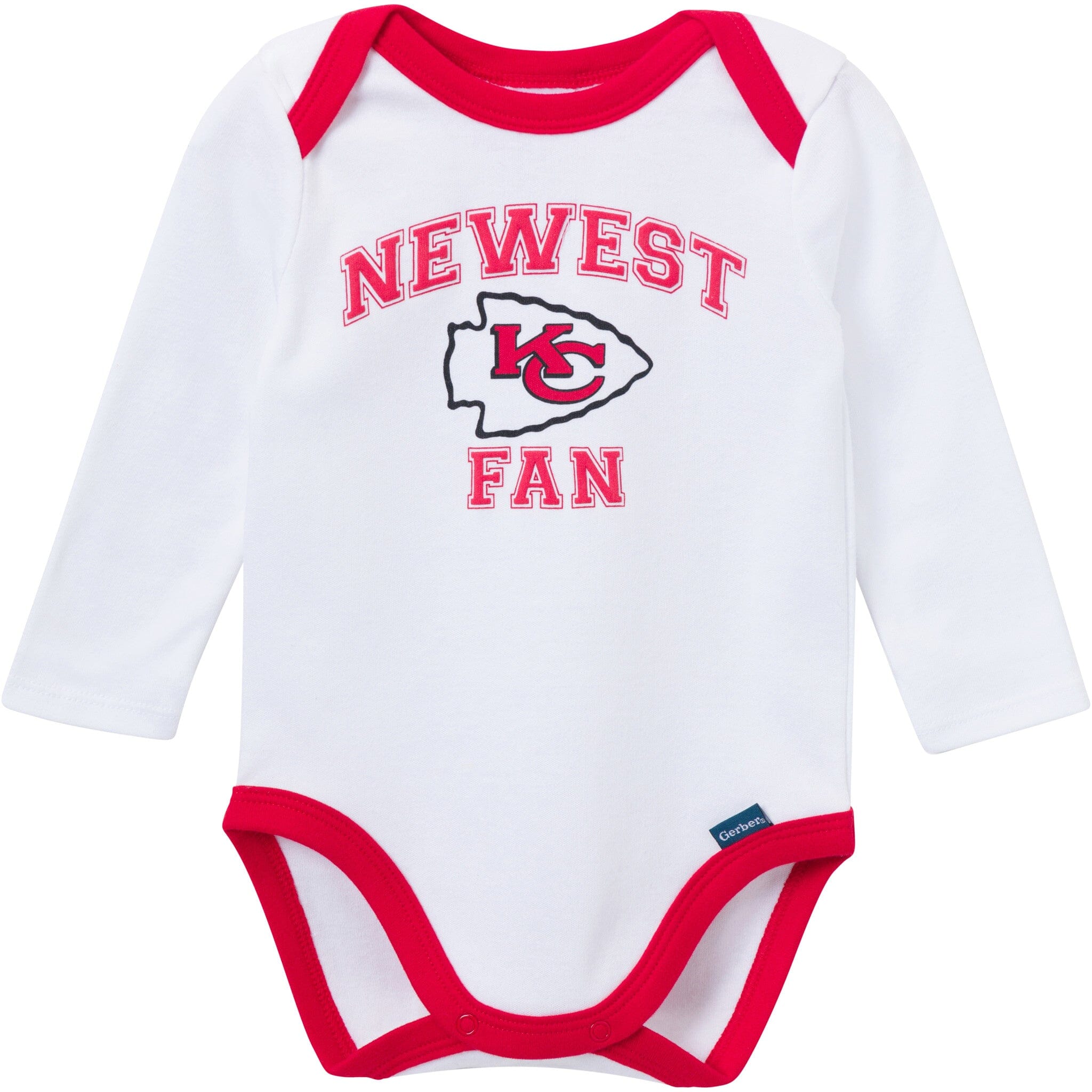 3-Piece Baby Boys Kansas City Chiefs Bodysuit, Active Pant and Cap Outfits & Sets NFL 