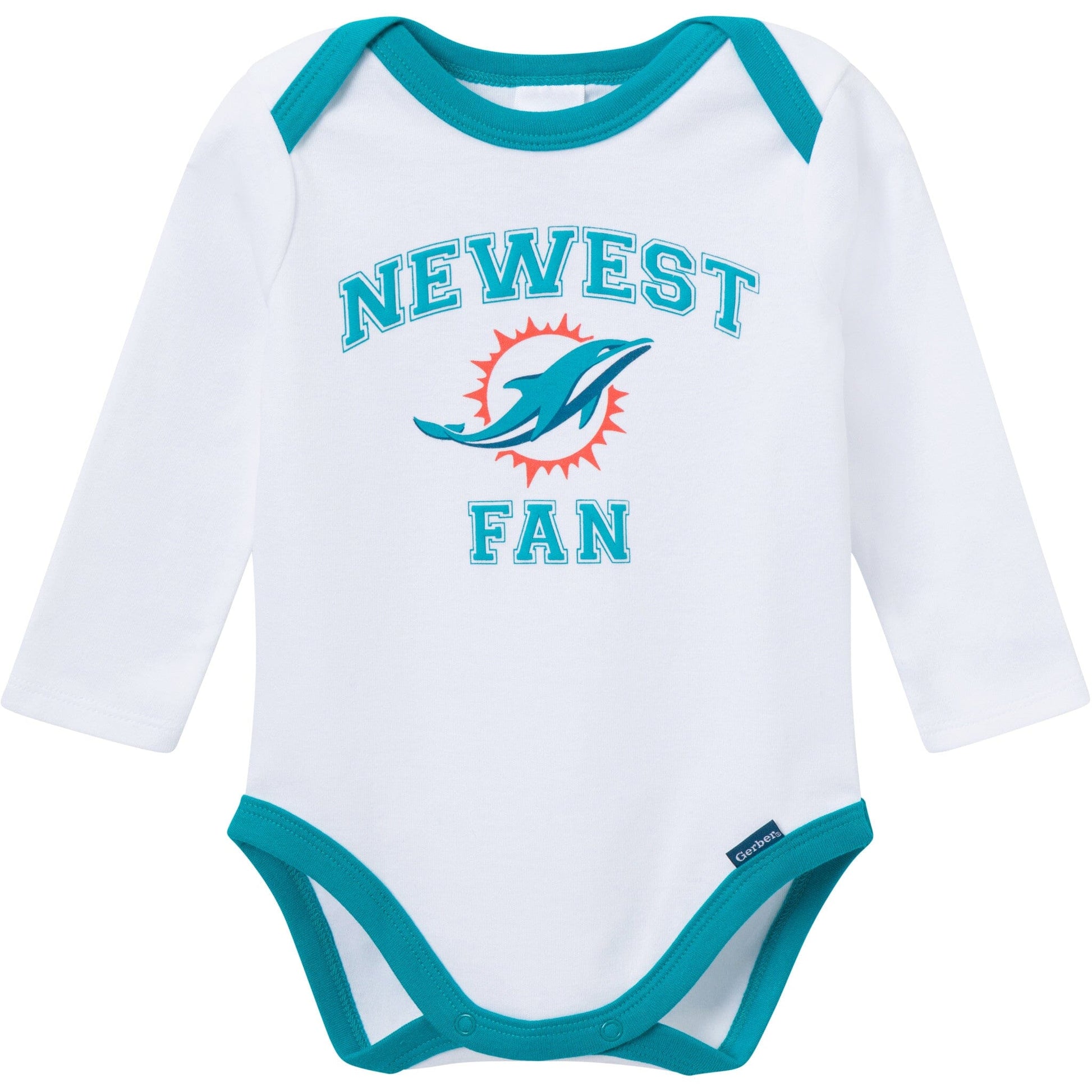 3-Piece Baby Boys Miami Dolphins Bodysuit, Active Pant and Cap Outfits & Sets NFL 