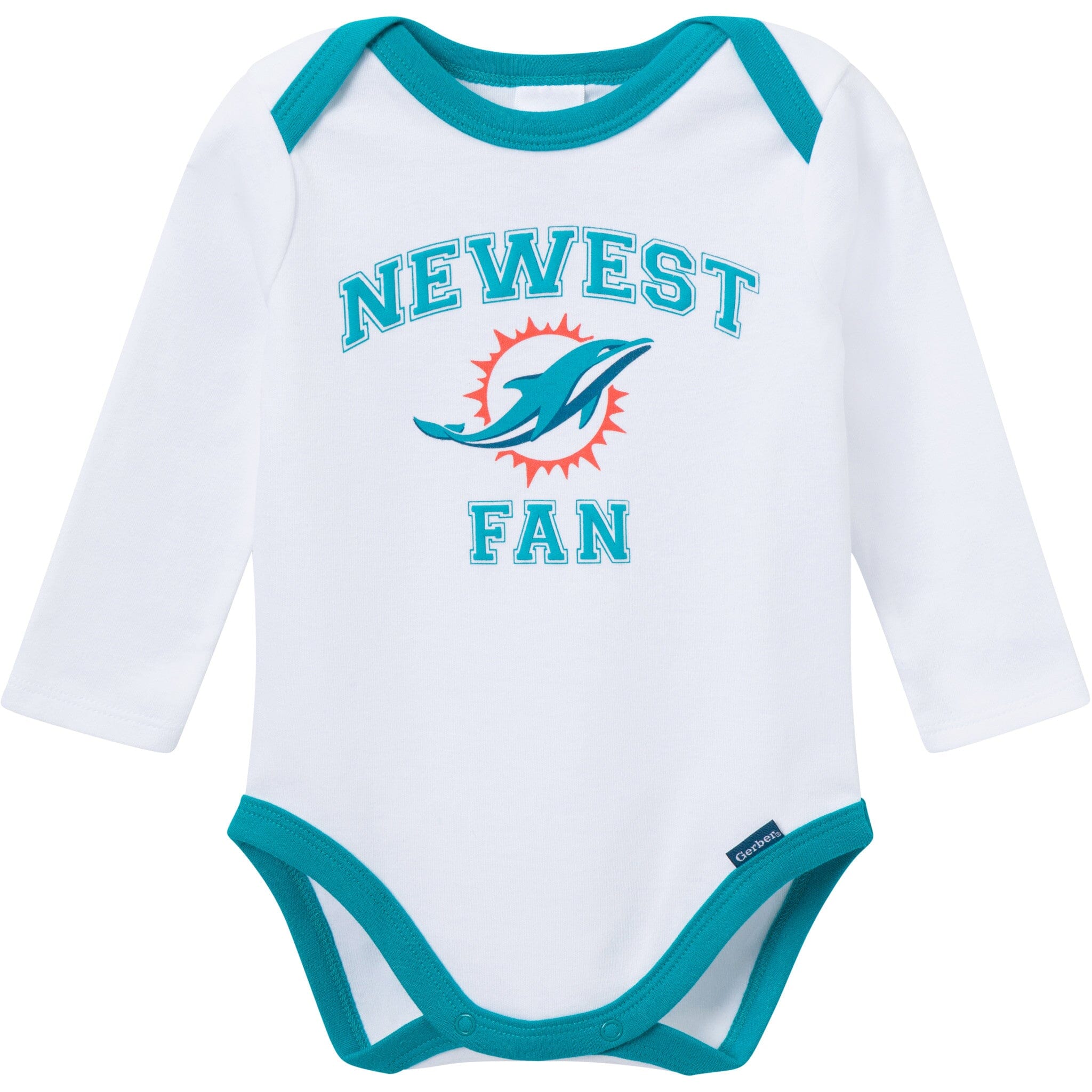 3-Piece Baby Boys Miami Dolphins Bodysuit, Active Pant and Cap Outfits & Sets NFL 