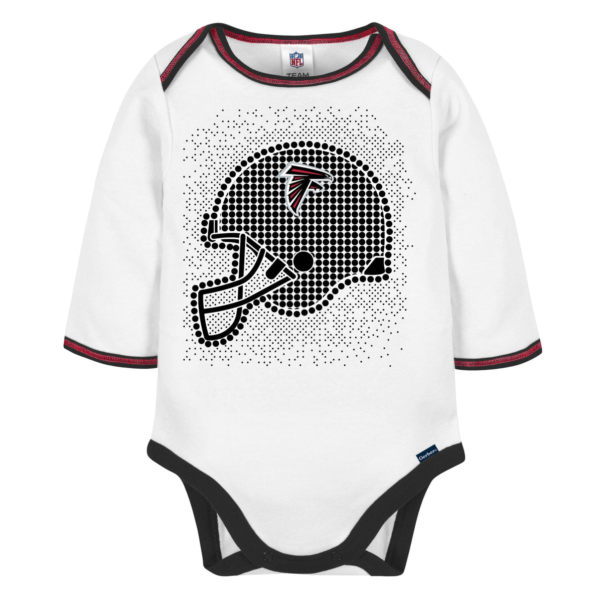3-Piece Baby Boys Falcons Bodysuit, Footed Pant, & Cap Set