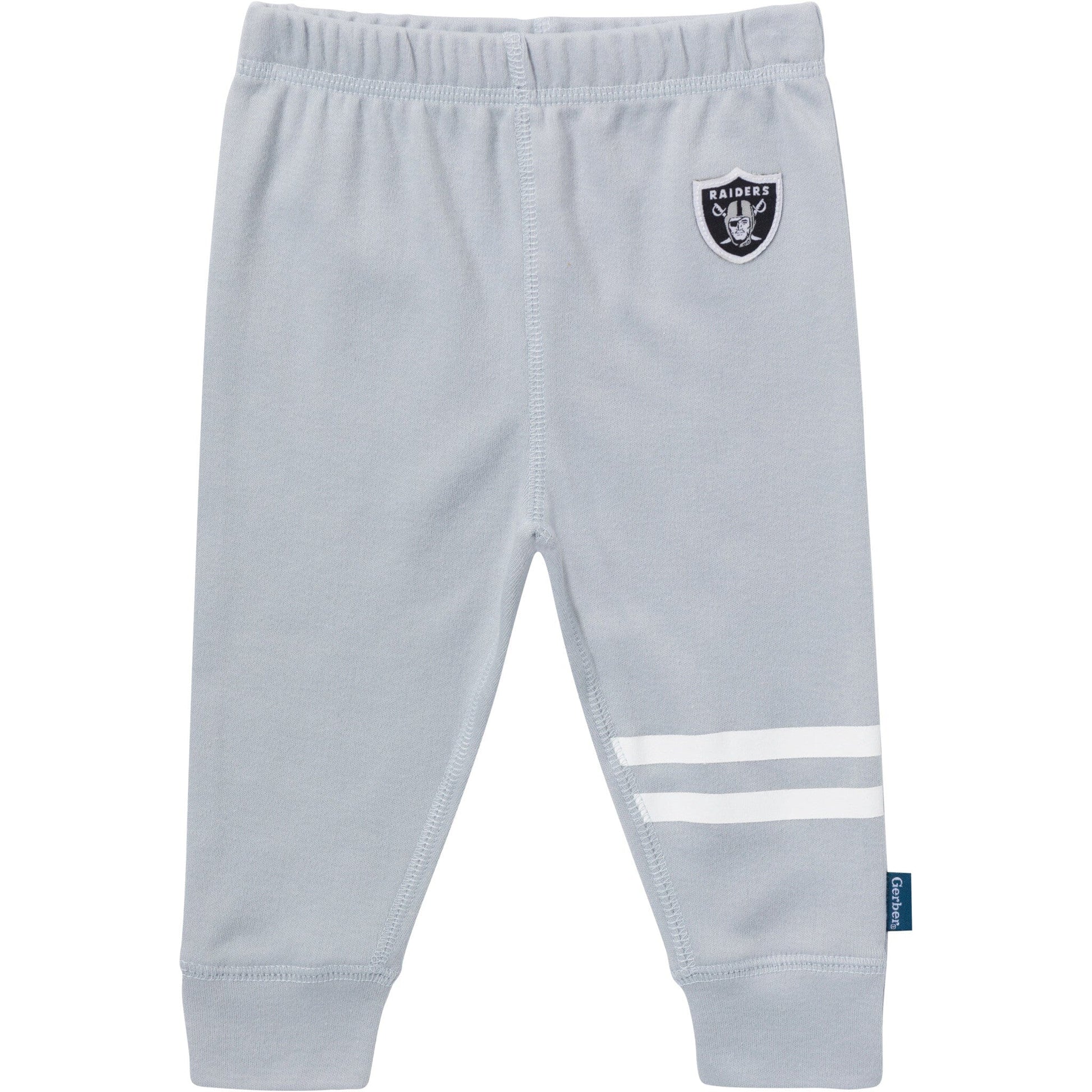 3-Piece Baby Boys Las Vegas Raiders Bodysuit, Active Pant and Cap Outfits & Sets NFL 
