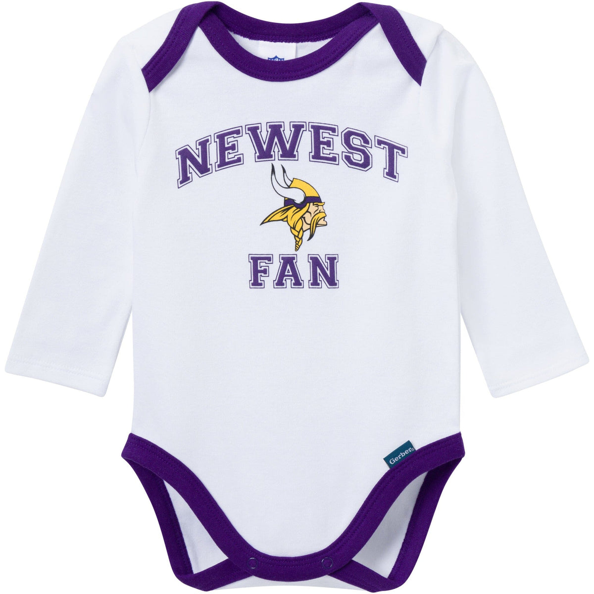 3-Piece Baby Boys Minnesota Vikings Bodysuit, Active Pant and Cap Outfits & Sets NFL 