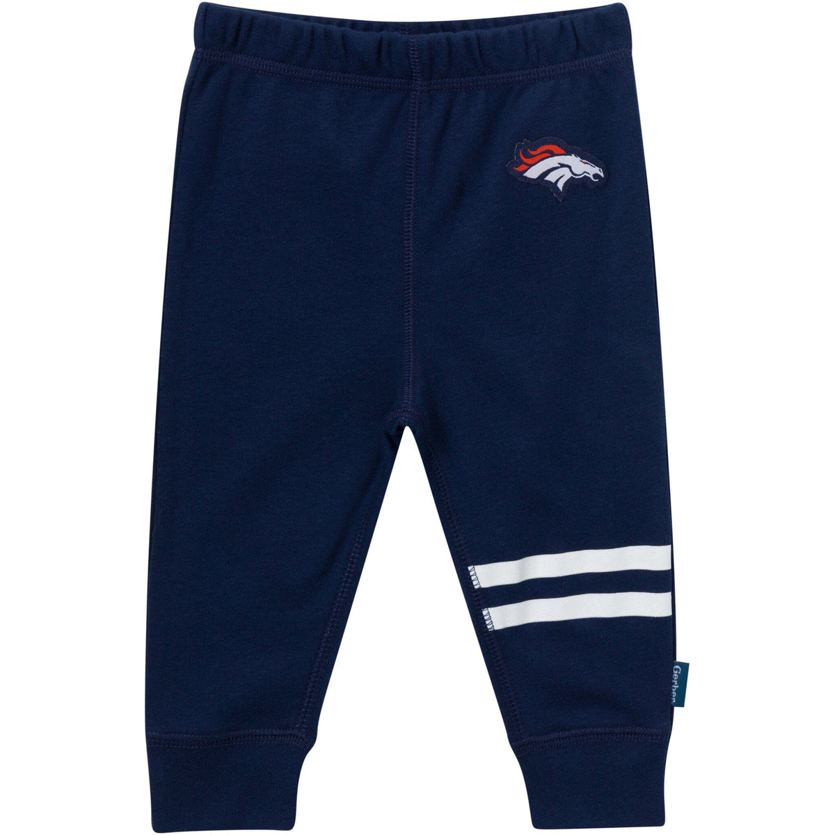 3-Piece Baby Girls Denver Broncos Bodysuit, Pants & Headband Set Outfits & Sets NFL 