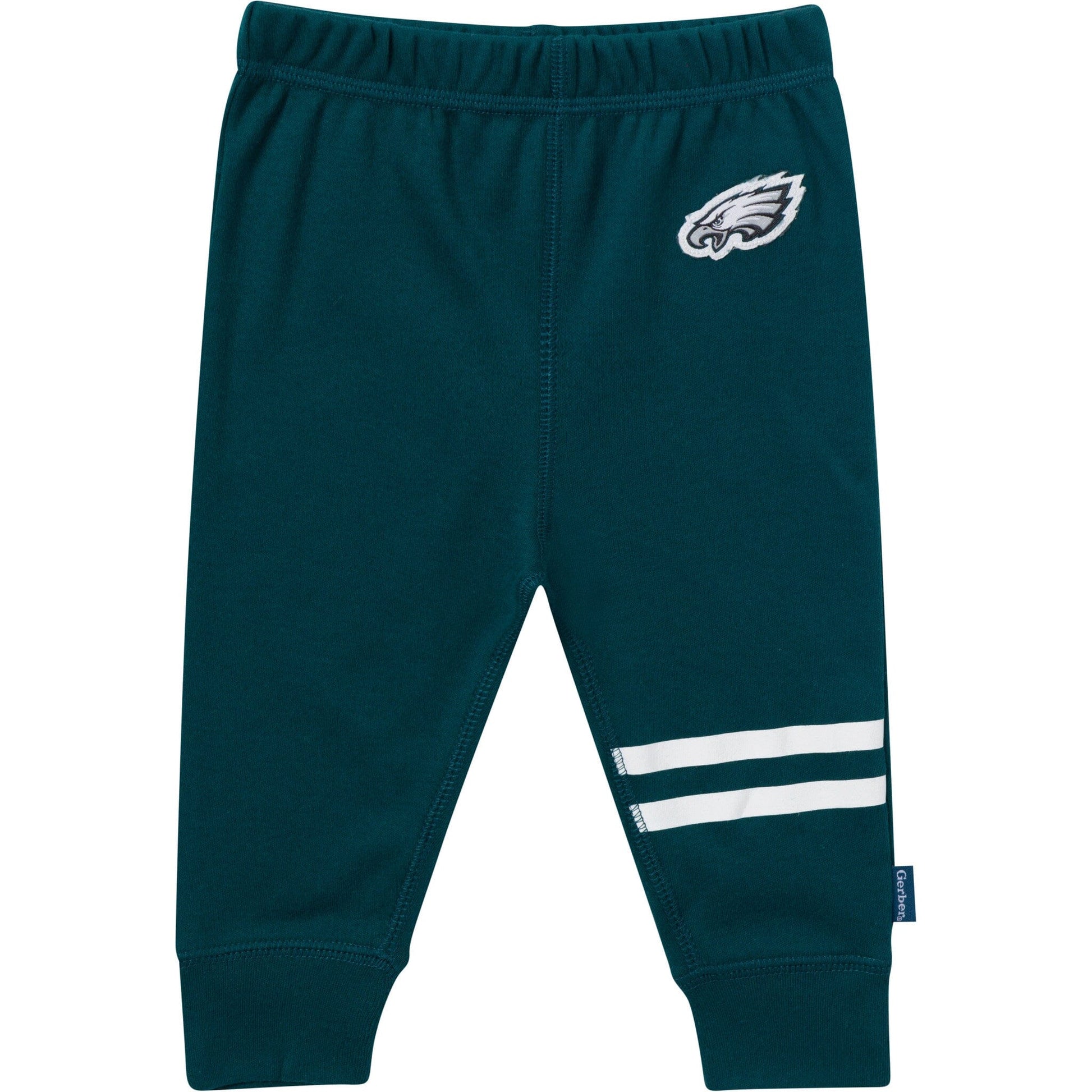 3-Piece Baby Girls Philidelphia Eagles Bodysuit, Pants & Headband Set Outfits & Sets NFL 