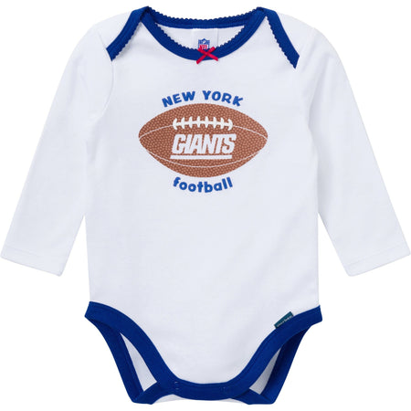 3-Piece Baby Girls New York Giants Bodysuit, Pants & Headband Set