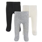 3-Piece Baby Girls Grey Heather Tights