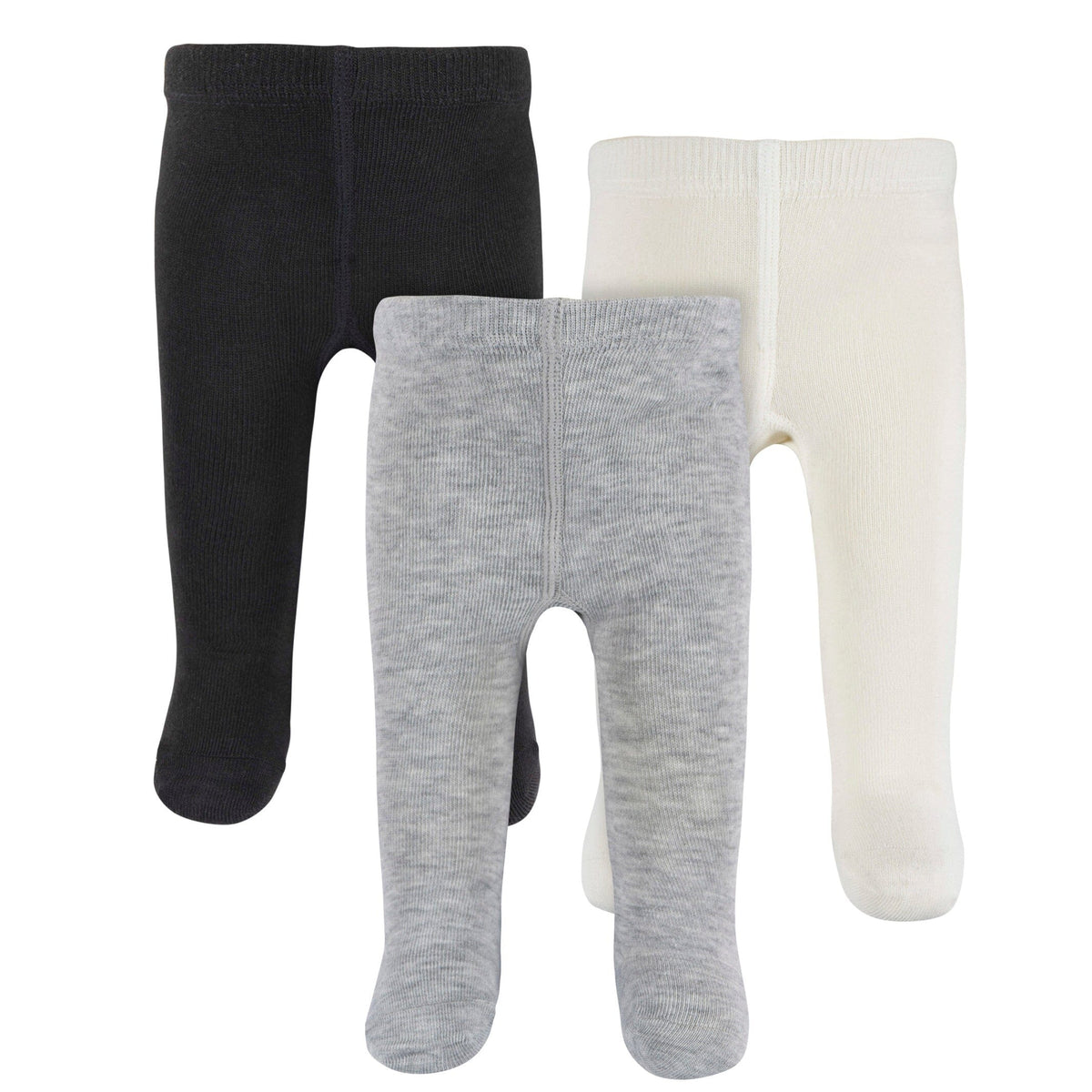 3-Piece Baby Girls Grey Heather Tights