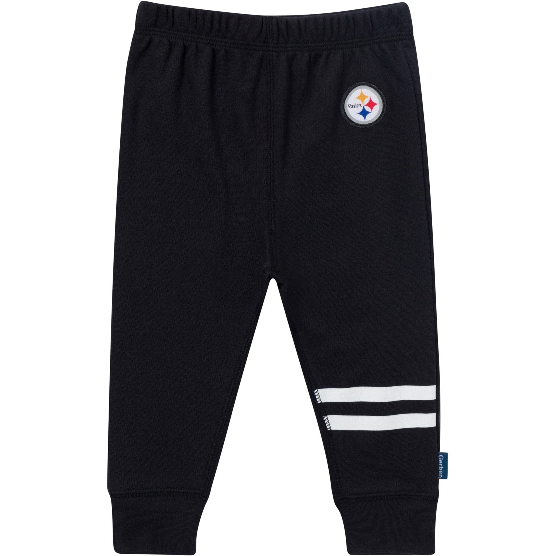 3-Piece Baby Girls Pittsburgh Steelers Bodysuit, Pants & Headband Set Outfits & Sets NFL 