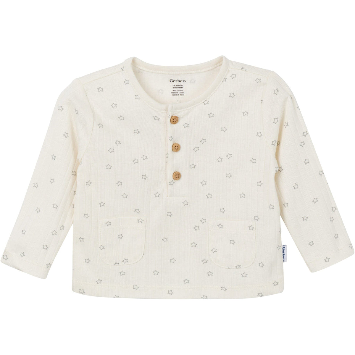 3-Piece Baby Neutral Neutral Grey Moons Take Me Home Set Outfits & Sets Gerber® 