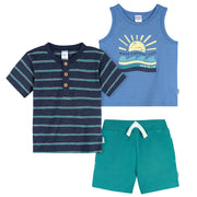 3-Piece Infant & Toddler Boys Stars & Stripes T-Shirts & Shorts Outfits & Sets Gerber® 