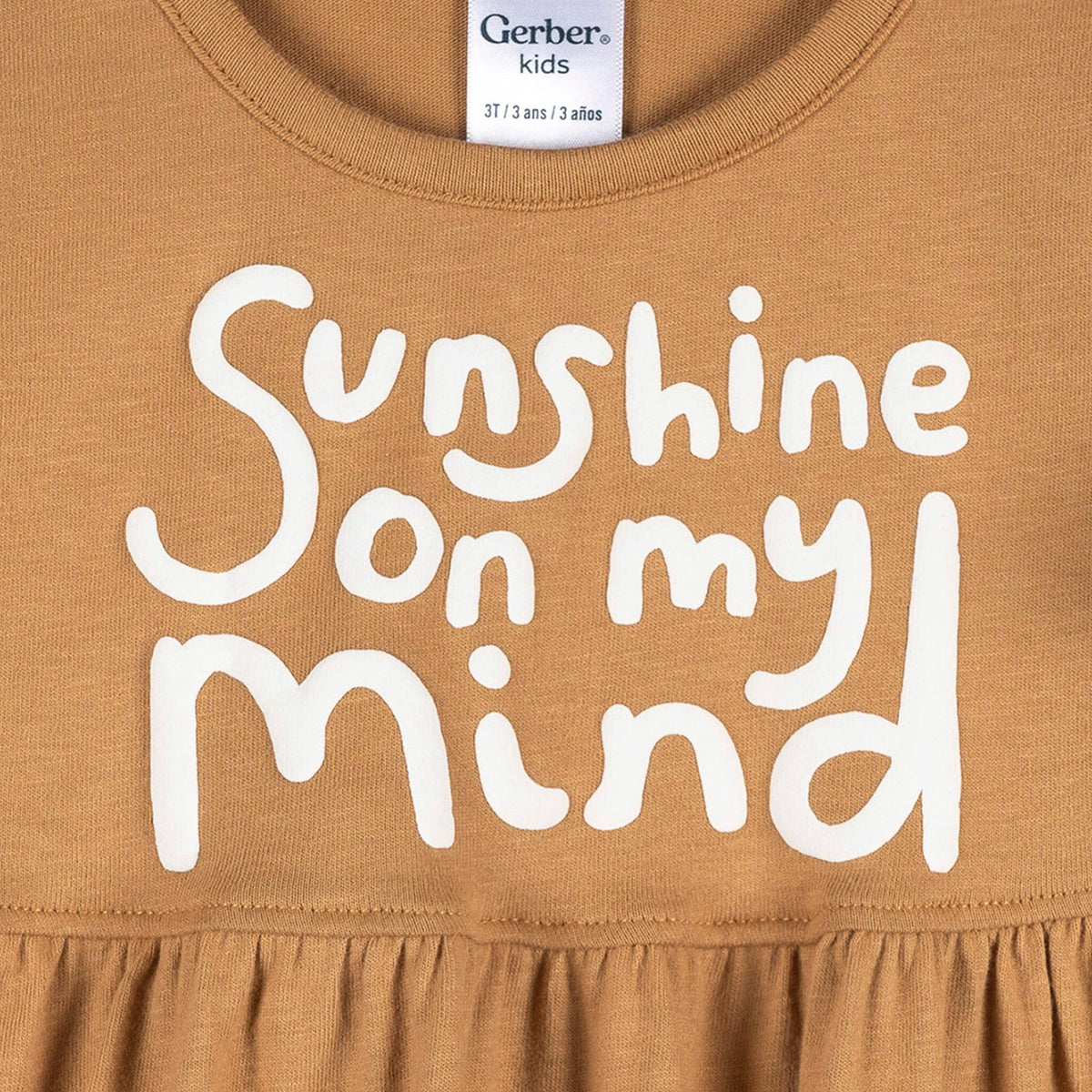 3-Piece Infant & Toddler Girls Daisy Sunshine T-Shirts & Shorts Outfits & Sets Gerber® 