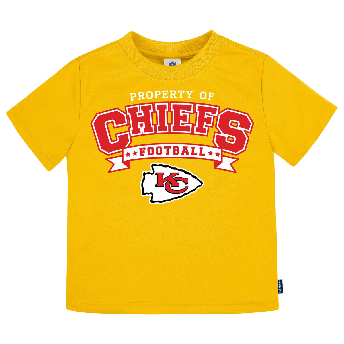 3-Piece Infant & Toddler Neutral Kansas City Chiefs T-Shirts Tops NFL 