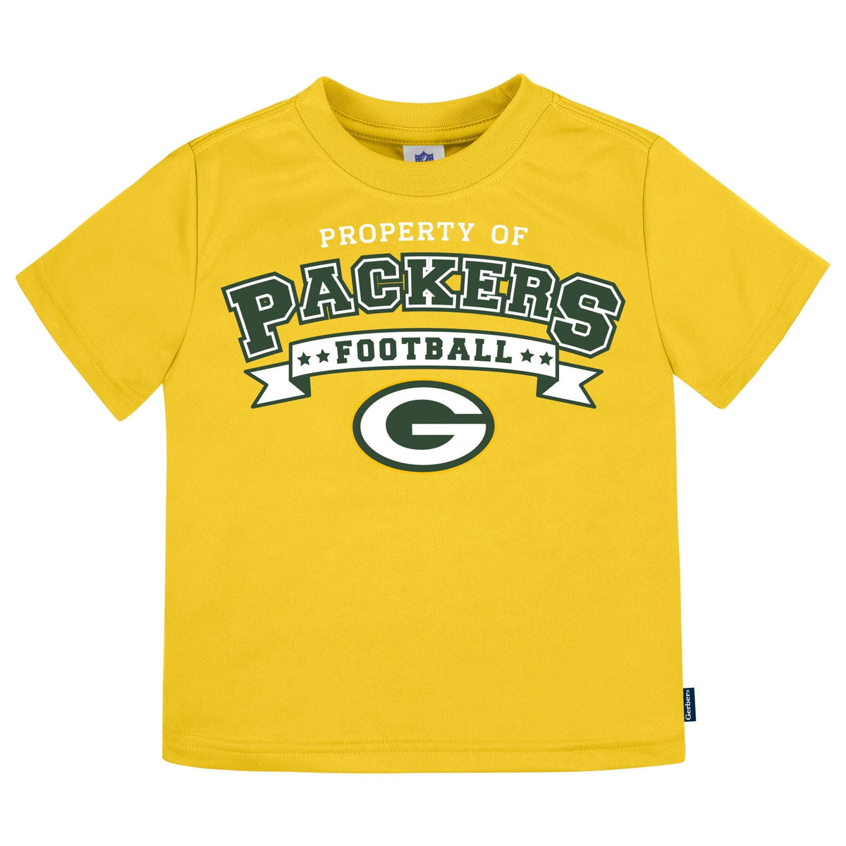 3-Piece Infant & Toddler Neutral Green Bay Packers T-Shirts Tops NFL 