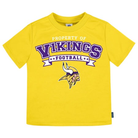 3-Piece Infant & Toddler Minnesota Vikings T-Shirts