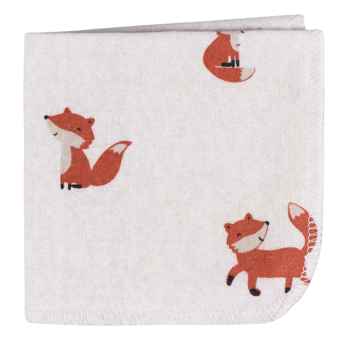 4-Pack Baby Boys Fox Terry Washcloths Bath Gerber® 