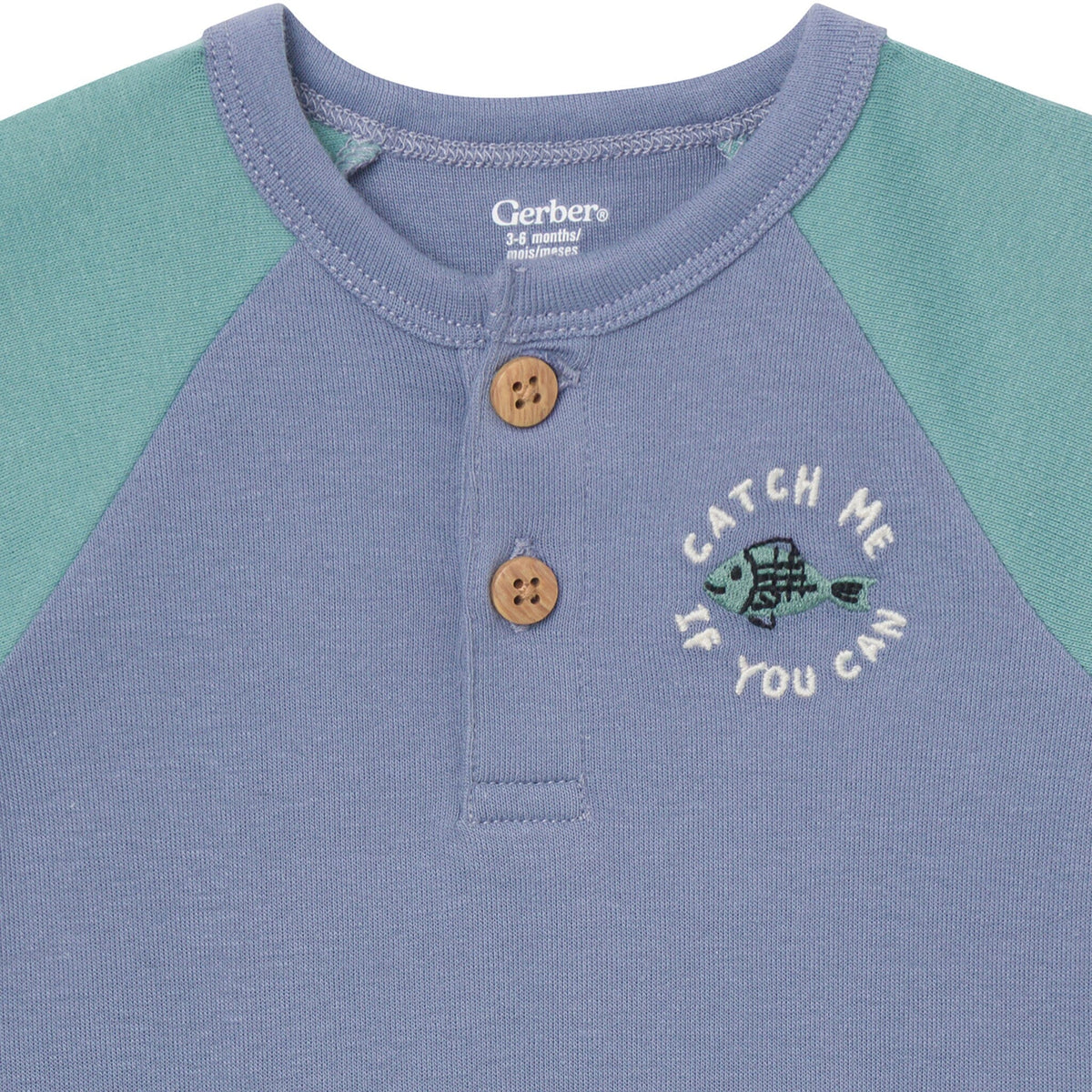 4-Pack Baby Boys Catch Me Fishing Short Sleeve Bodysuits onesies Gerber® 