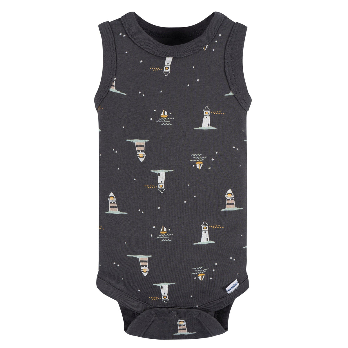 4-Pack Baby Boys Coastal Onesies® Bodysuits