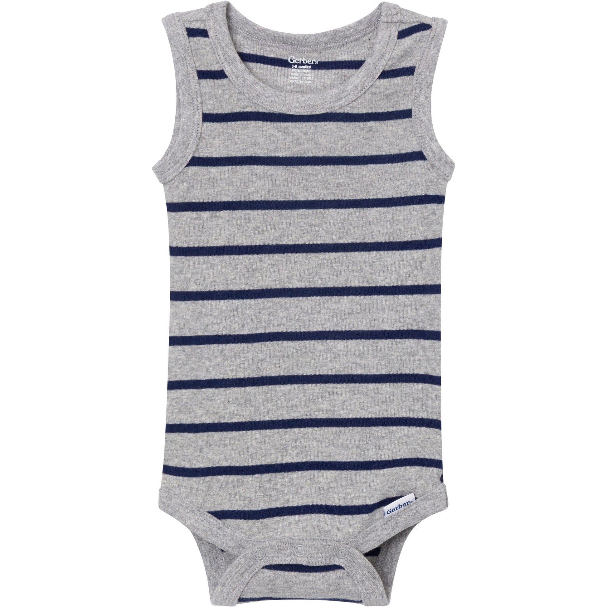 4-Pack Baby Boys Stars & Stripes Sleeveless Bodysuits onesies Gerber® 