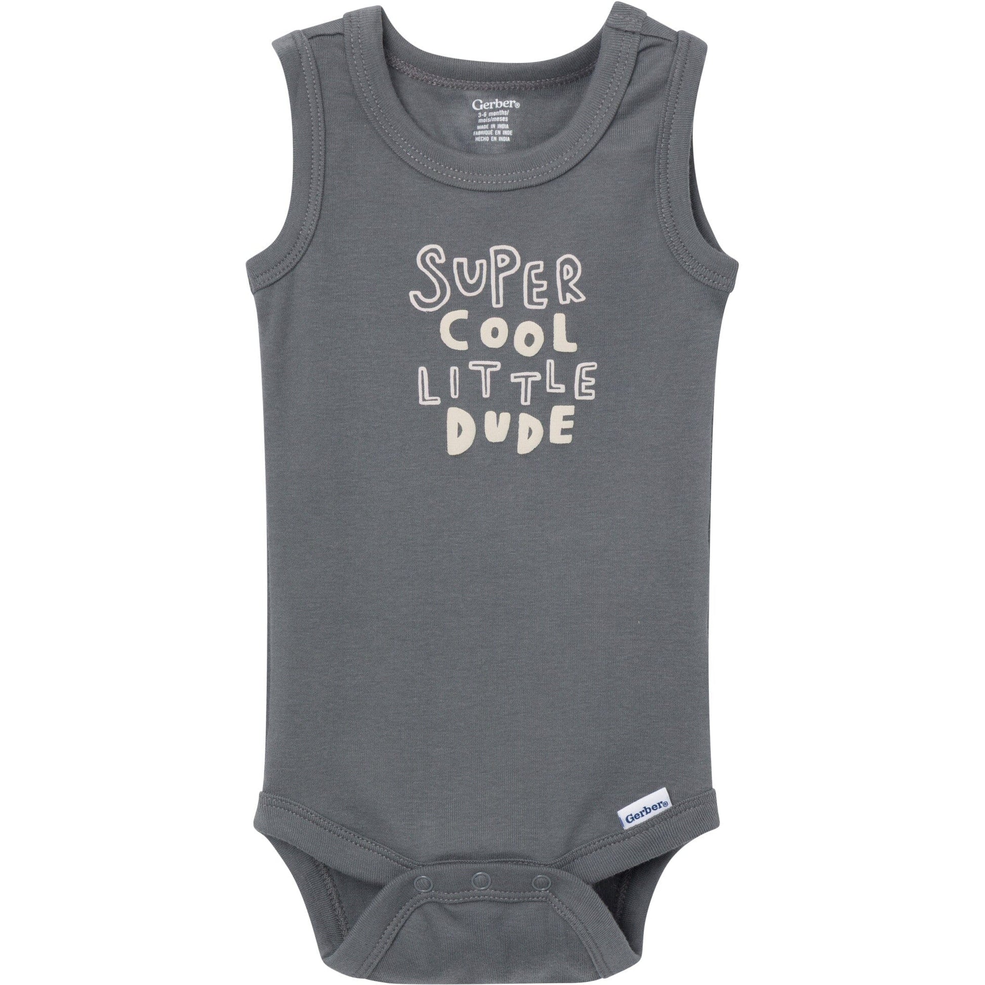 4-Pack Baby Boys Surfer Dude Sleeveless Bodysuits onesies Gerber® 