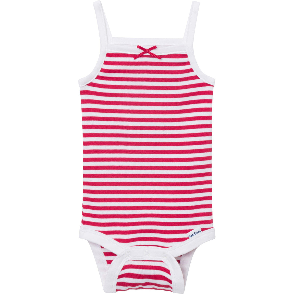 4-Pack Baby Girls Americana Sleeveless Bodysuits onesies Gerber® 