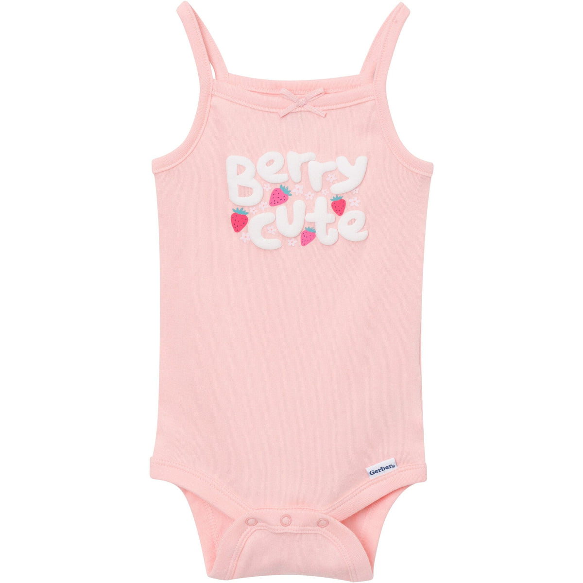 4-Pack Baby Girls Berries Sleeveless Bodysuits onesies Gerber® 