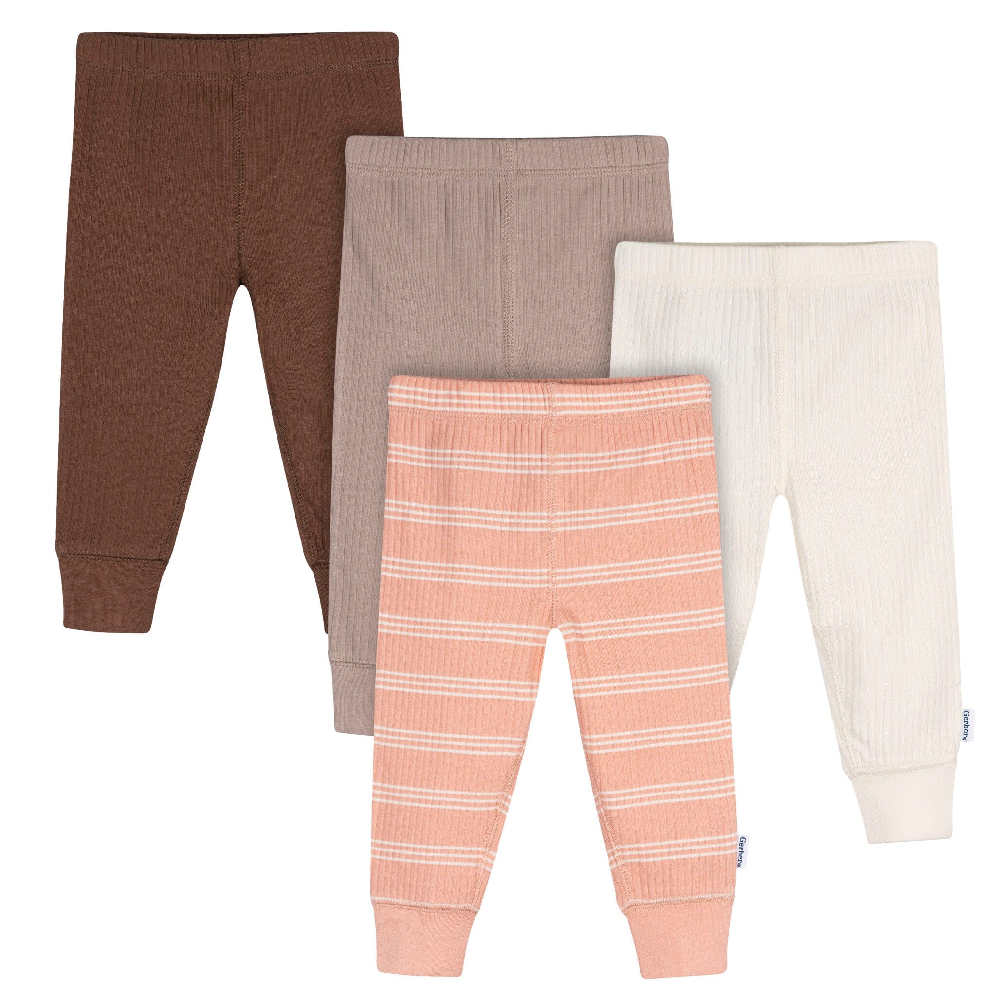 4-Pack Baby Girls Vanilla Active Pants Pants & Bottoms Gerber® 