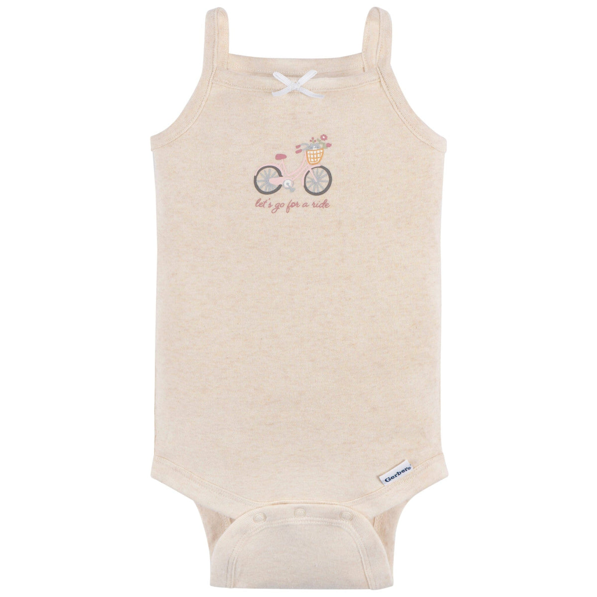 4-Pack Baby Girls Green Foral Sleeveless Onesies® Bodysuits