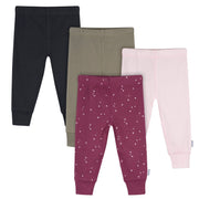 4-Pack Baby Girls Stars Active Pants Pants & Bottoms Gerber® 