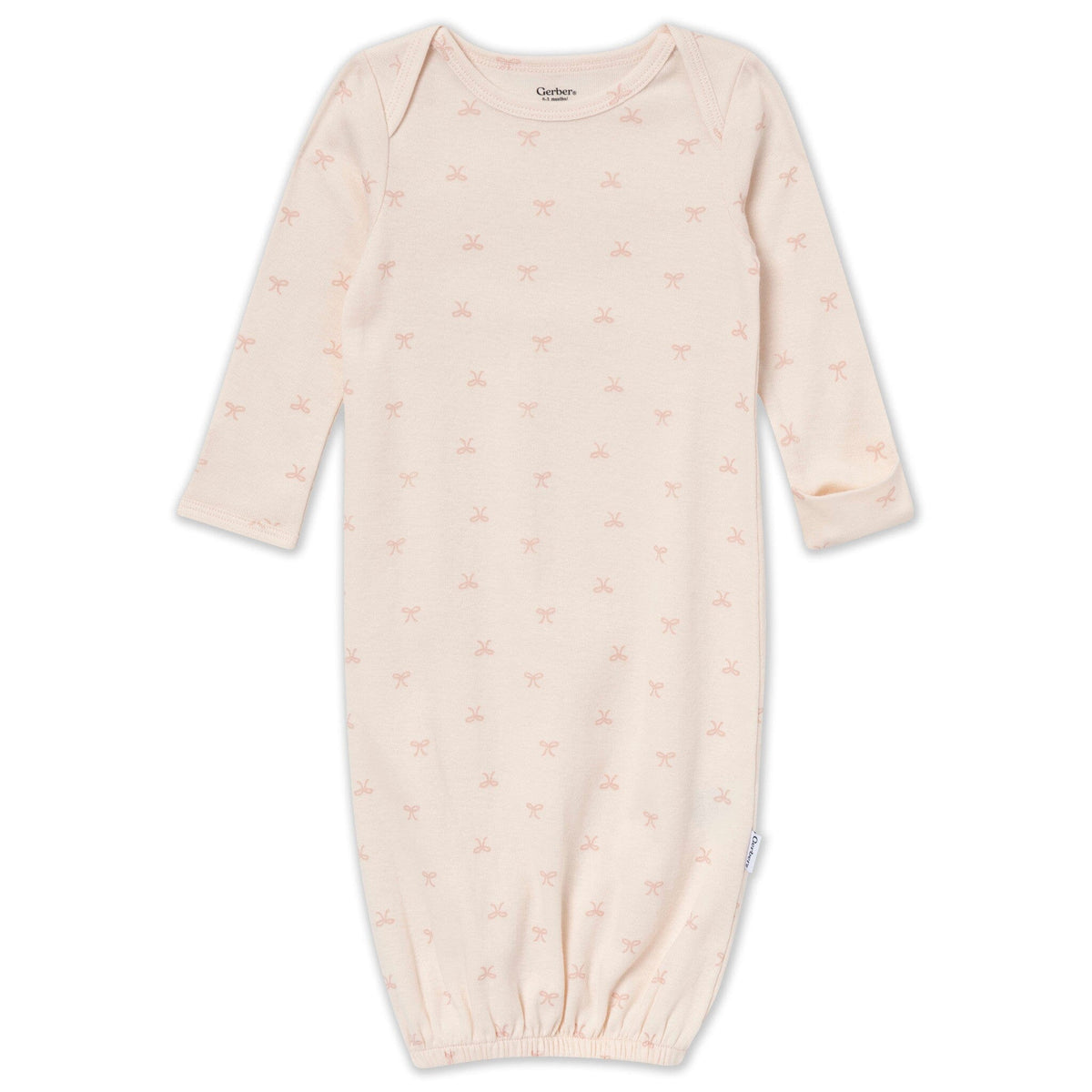 4-Pack Baby Girls Teddy Bear Gowns Gerber® 