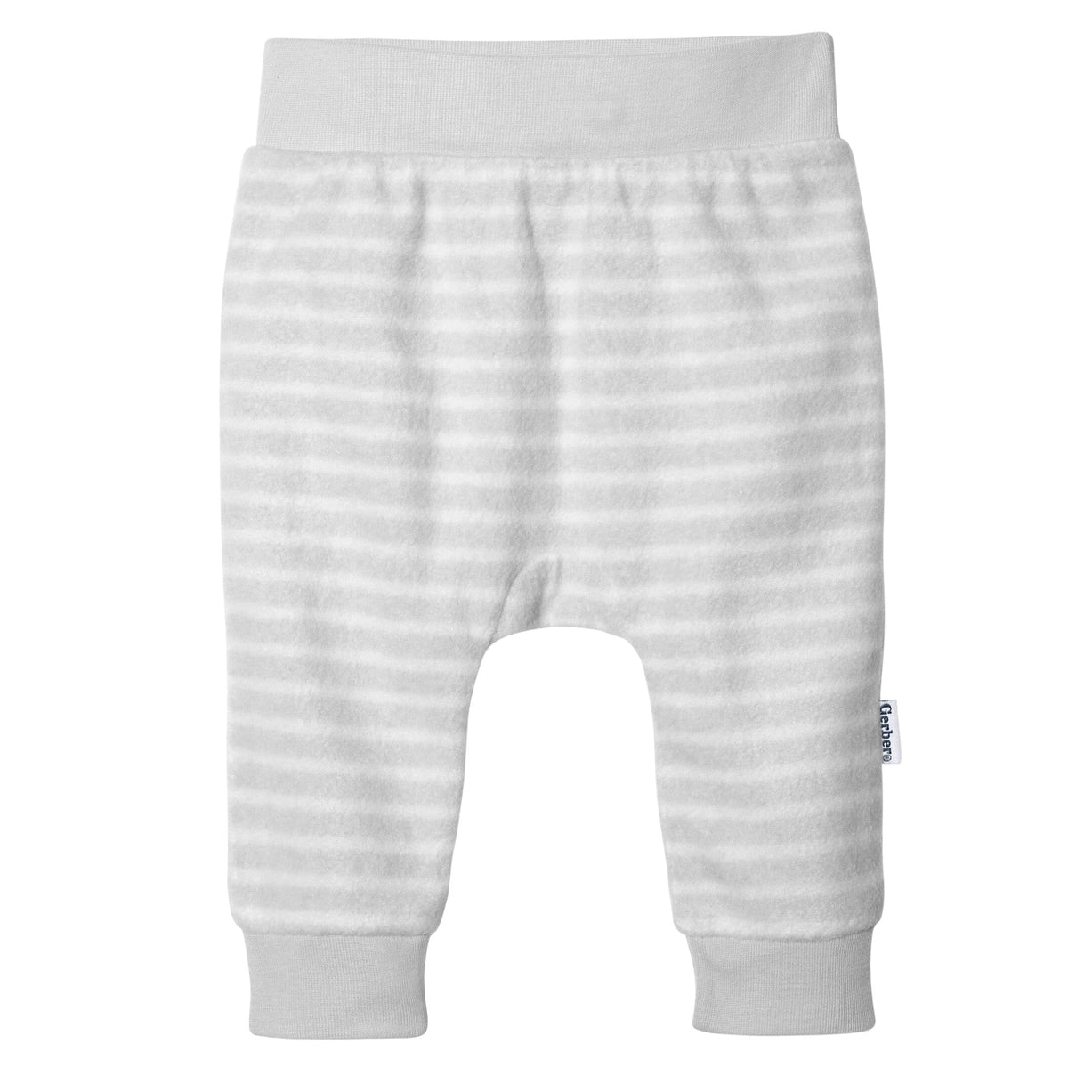 4-Pack Baby Neutral Green Fleece Pants