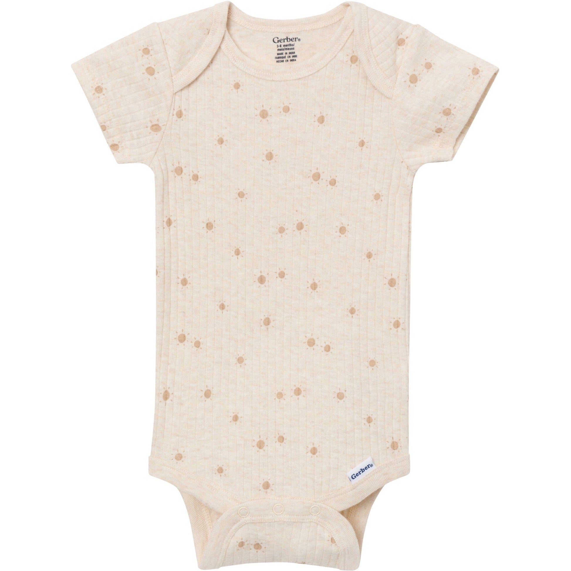 4-Pack Baby Neutral Sunny Day Kites Short Sleeve Bodysuits onesies Gerber® 
