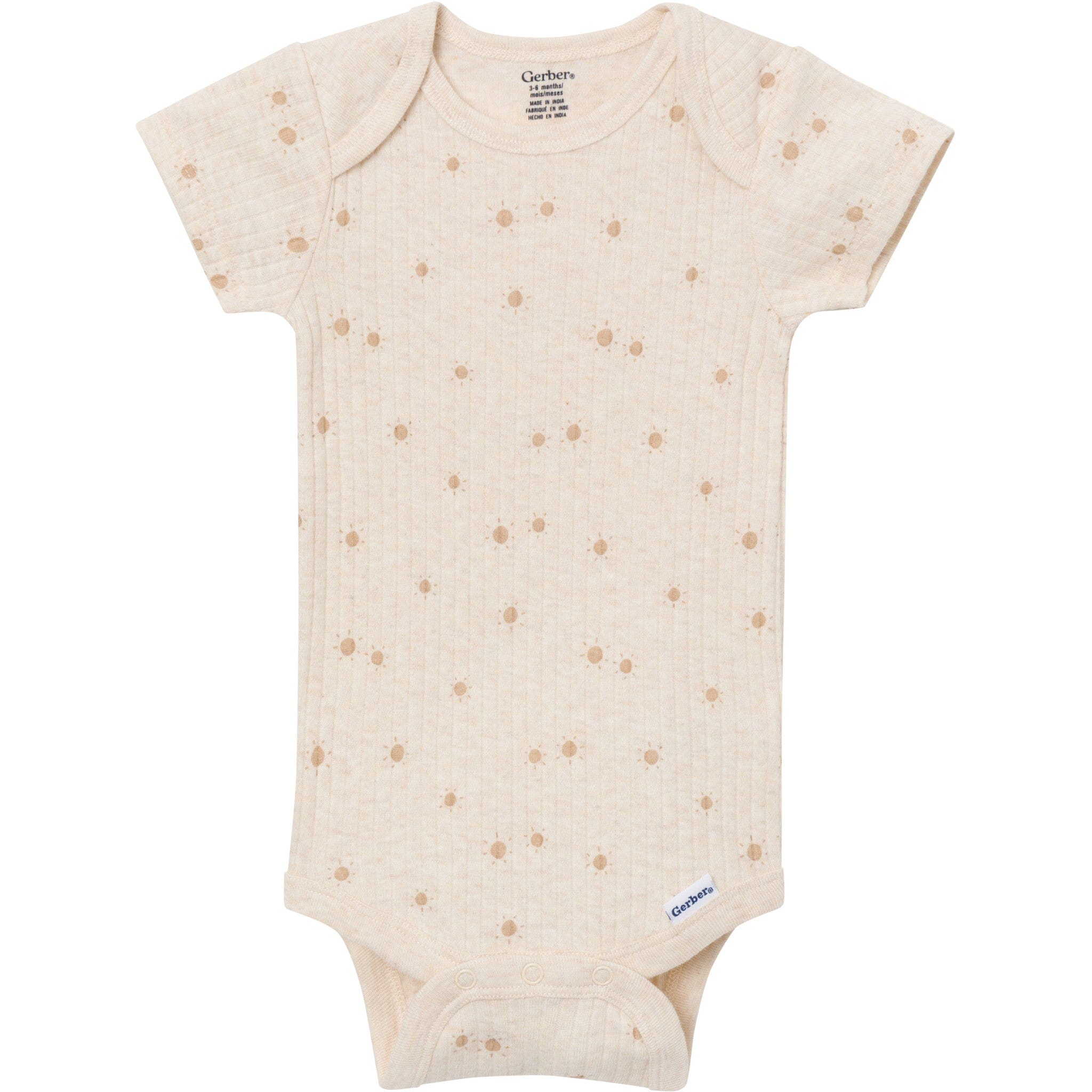 4-Pack Baby Neutral Sunny Day Kites Short Sleeve Bodysuits onesies Gerber® 